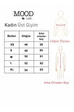 Yıkamalı Crop Kapüşonlu 3 İplik Şardonlu Kanguru Cepli Sweatshirt