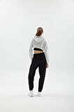 KAPŞONLU 2'Lİ CROP SWEATSHIRT