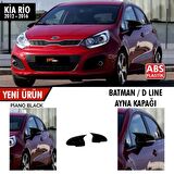 Kia Rio Batman Yarasa Ayna Kapağı Sinyalli Piano Black 2012 - 2016