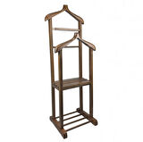 Melada Mobilya Gürgen Çift Tepeli Dilsiz Uşak Cilalı Ceviz Sehpalı