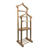 Melada Mobilya Gürgen Çift Tepeli Dilsiz Uşak Ham Cilalı Double Sehpalı