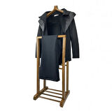 Melada Mobilya Gürgen İkili Dilsiz Uşak Cilalı Ceviz Basic