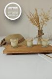Doğal Ahşap Sunum Standı Tahtası - Ayaklı Stand