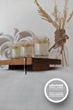 Doğal Ahşap Sunum Standı Tahtası - Ayaklı Stand - 20x14 CM
