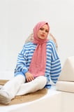 Bambu Kraş Şal Pembe