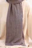 Bambu Kraş Şal Koyu Gri