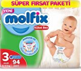 Molfix Pants Külot Bebek Bezi 3 Beden 4-9 Kg 94'lü
