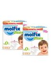 Molfix Pure&Soft Bebek Bezi 4 Beden Ultra Fırsat Paketi 86X2'li