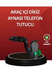 Sayarmarkt Araç İçi Telefon Tutucu Dikiz Aynalı Siyah - Yeşil