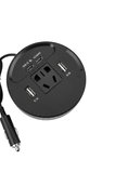Sayarmarkt Elektrikli Araç Şarj Ekipmanları Siyah USB Power Inverter Çoklu Girişli