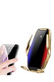 Tek Elle Kullanımlı Otomatik Açılan Kablosuz Şarjlı Telefon Tutucu