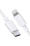 Sayarmarkt iPhone Beyaz 20W Hızlı Şarj Cihazı ve Lightning Type-C Kablo Seti