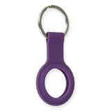 Newface Airtag Silikon Kılıf - Mor