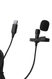 Newface Lightning 2 Metre Double Mikrofon - Siyah