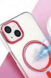 Newface Apple iPhone 15 Plus Glossy Magsafe Kapak - Mor