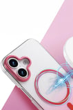 Newface Apple iPhone 16 Glossy Magsafe Kapak - Mor
