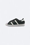 Thrust Siyah Bağcıklı Erkek Spor Ayakkabı Günlük Sneaker