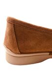 Scarpe Taba Hakiki Deri Kadın Süet Babet Ayakkabı