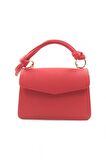 Pouch Kırmızı Zarf Model 2 Bölmeli El Çantası