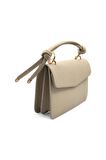 Pouch Bej Zarf Model 2 Bölmeli El Çantası