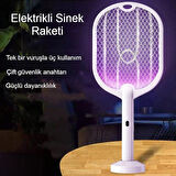 Güvenli Elektrikli Sivrisinek Kovucu USB Şarjlı 3 Katmanlı Koruma Yüksek Gerilim Teknolojisi