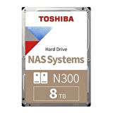 TEKNOTEG - 8TB TOSHIBA N300 7200RPM SATA NAS 512M MN10ADA800S