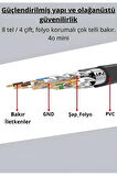 MN6 M109xf Cat7 Kablo/3 Metre-26awg-s/ftp/cat7 Ethernet Kablosu/10gbps-600 Mhz-10000mbps%27e Kadar