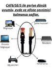 MN6 M109xf Cat7 Kablo/3 Metre-26awg-s/ftp/cat7 Ethernet Kablosu/10gbps-600 Mhz-10000mbps%27e Kadar