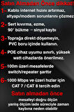 MN6 M107x 20 Metre Internet Kablosu/utp 0,57mm Cat6 Iki Kat Korumalı/ Iç Dış Mekan/20m Ethernet Kablosu