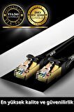 MN6 M109F Cat7 Kablo 10 Metre/Bakır Tel-10gbps-50 Mikron Altın Kaplama/STP/10 Metre Cat7 Ethernet Kablosu