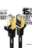 MN6 M109F Cat7 Kablo/15 METRE/10GBPS-2000MHZ-24 Awg-S/STP-Cat7 Ethernet Kablosu