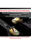 MN6 M109f Cat7 Kablo 5 Metre/Bakır Tel-10gbps-50 Mikron Altın Kaplama/Stp/5 Metre Cat7 Ethernet Kablosu