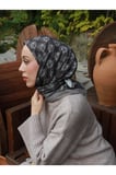 ModaKaşmir Lina Pamuk Eşarp - Madalyon Desenli