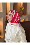 ModaKaşmir Soyut Desenli Twill Eşarp