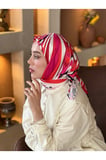 ModaKaşmir Soyut Desenli Twill Eşarp