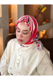 ModaKaşmir Soyut Desenli Twill Eşarp