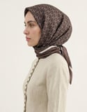 KARO MONOGRAM TWİLL EŞARP
