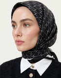 KARO MONOGRAM TWİLL EŞARP