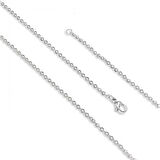 Moncuk Design Minik Boy Beyaz Çelik Kolye 0.5Mm 3351CEK003