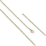 Moncuk Design Minik Boy Sarı Çelik Zincir Kolye 0.5Mm 3351CEK004