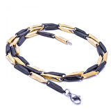 Moncuk Design Paslanmaz Erkek Çelik Kolye 335111P2D3