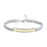 Moncuk Design Sonsuzluk Motifli Çelik Bileklik 3351EBF1D1