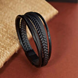 Moncuk Design Çoklu Deri Bileklik 33513B1D1