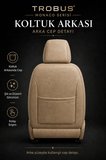 Opel Mokka 2012+ Uyumlu Monaco Serisi Eviza Deri Detaylı Bej Koltuk Kılıfı