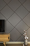 WİNFLEX MİNİ EKO AKUSTİK AHŞAP PANEL  ANTRASİT GRİ- 60X60CM