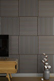 WİNFLEX MİNİ EKO AKUSTİK AHŞAP PANEL  ANTRASİT GRİ- 60X60CM