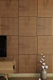 WİNFLEX MİNİ EKO AKUSTİK AHŞAP PANEL  SAFİR MEŞE- 60X60CM