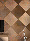 WİNFLEX MİNİ EKO AKUSTİK AHŞAP PANEL  SAFİR MEŞE- 60X60CM