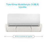 Şeffaf Klima Hava Yönlendirici Anti-Doğrudan Üfleme 4 Mevsim 90x27cm Modern Tasarım