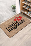 Monnhein Kapı Önü Paspası - Modern ve Şık Kapı Paspası | Ev, Ofis ve Dış Mekân Kullanımı İçin (Kalpten Hoş Geldiniz)
